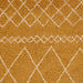 Scandi-Boho RL02 Modern Moroccan Berber Soft Plush Shaggy Ochre Rug