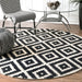 Scandinavian Beige Wool Area Rug 160x230 cm