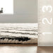 Scandinavian Beige Wool Area Rug 160x230 cm