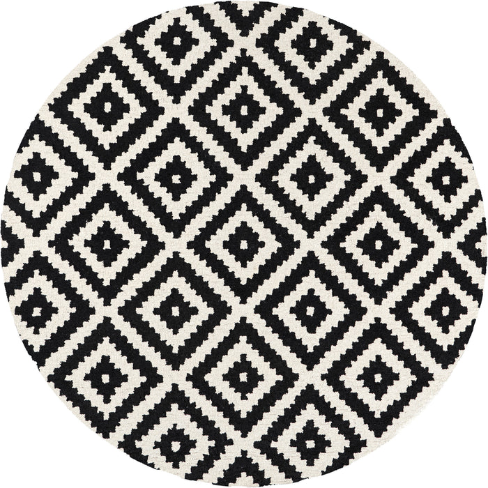 Scandinavian Beige Wool Area Rug 160x230 cm