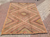 Scandinavian Vintage Handwoven Rug 254cm x 188cm