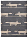 Scion Mr Fox Outdoor Charcoal Rug