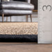 Seagrass Border Area Rug in Black for Home Décor