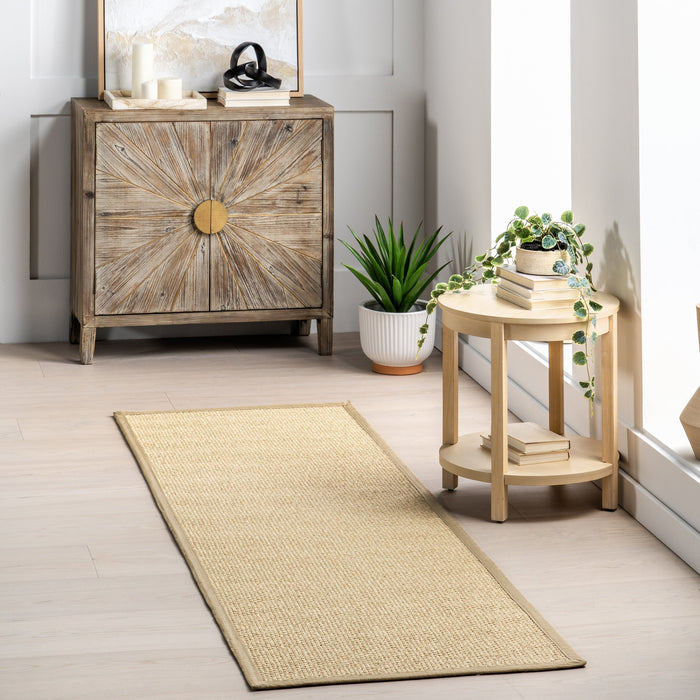 Seagrass Indoor Outdoor Area Rug 120x180 cm Tan