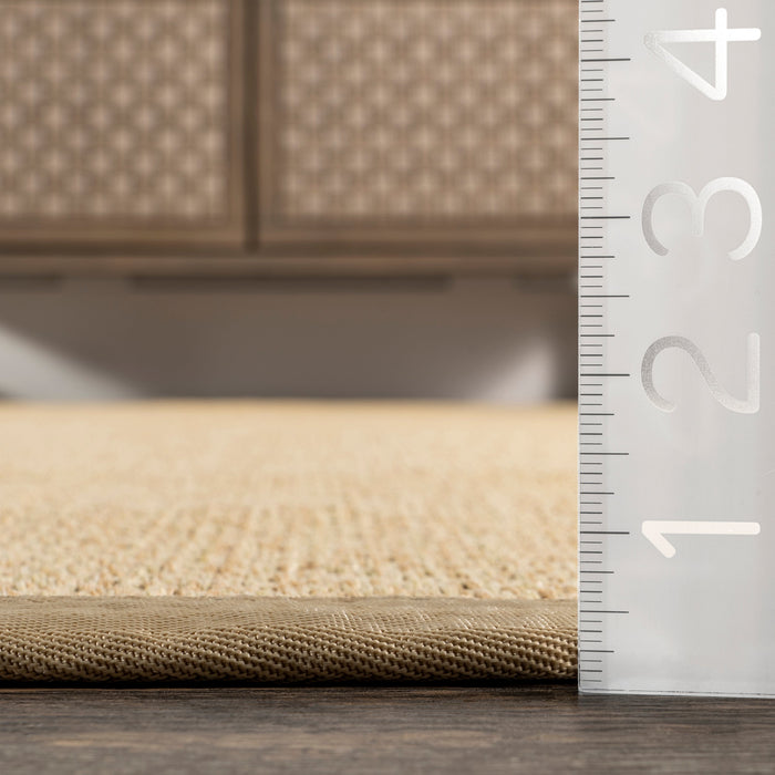 Seagrass Indoor Outdoor Area Rug 120x180 cm Tan