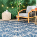 Seashell Trellis Area Rug for Indoor and Outdoor Use