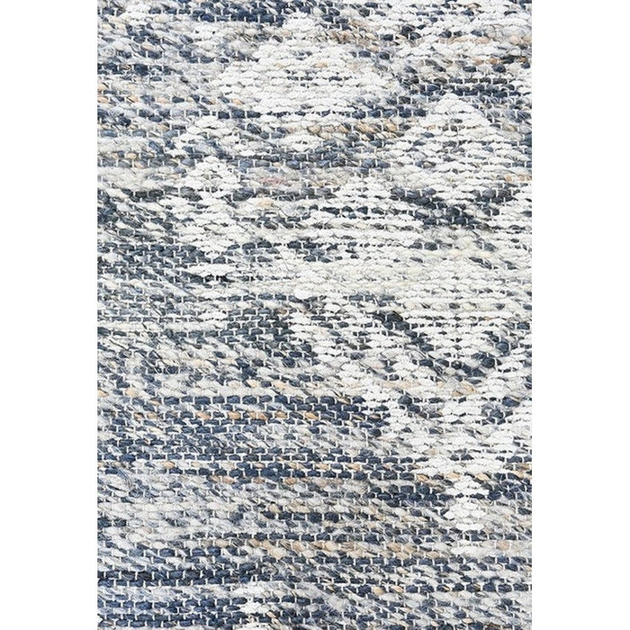 Serenity Traditional Distressed jute- en wolmix platpolig houtskool/grijs vloerkleed