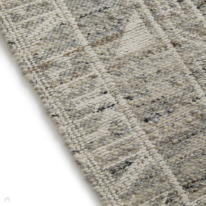 Serenity Traditional Distressed jute- en wolmix platpolig grijs/grijs vloerkleed