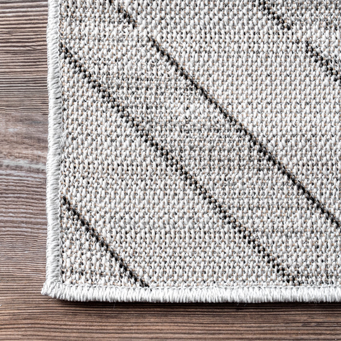 Shaded La Fiorentina Grey Indoor Outdoor Area Rug 40x60 cm