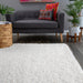 Tappeto Shag 120x180 cm Bianco