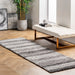 Shag Rug 120cm Grey Multicolor for Living Room