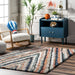 Shag Rug for Living Room Bedroom Multicolor 120x160 cm