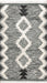 Shaggy Diamond Helix Area Rug Black And White 120x180 cm