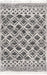 Shaggy Lattice Area -matto 160x230 cm harmaa