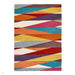 Shard Brights Modern Geometric Criss-Coss Hand-Woven Wool Multicolour Rug