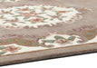 Shensi beige rond vloerkleed