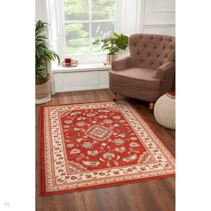 Sherborne traditioneel terracotta vloerkleed