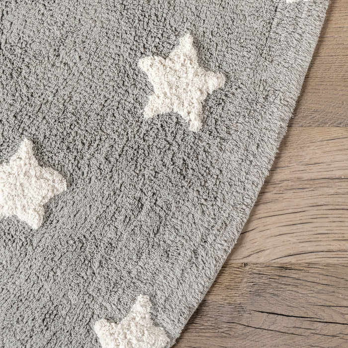 Tappeto lavabile Sia Kids Risen Stars grigio 150x100 cm