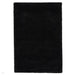 Sierra 9000 Plush Soft High-Density Stain-Resistant Plain Polypropylene Shaggy Black Rug 160 x 220cm