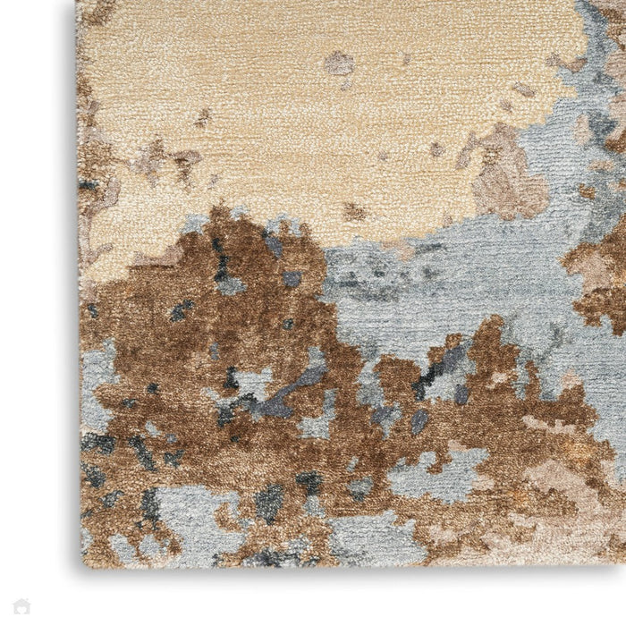 Tappeto Silk Shadows SHA23 Beige/Blu