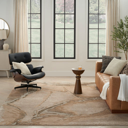 Silk Shadows Sha24 Beige/Silver Rug