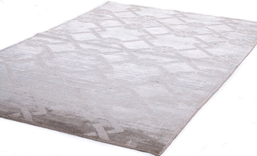 Silver Diamonds Rug