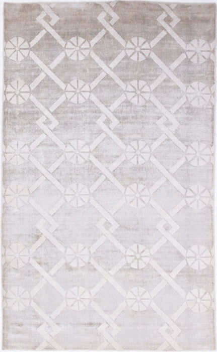 Silver Diamonds Rug