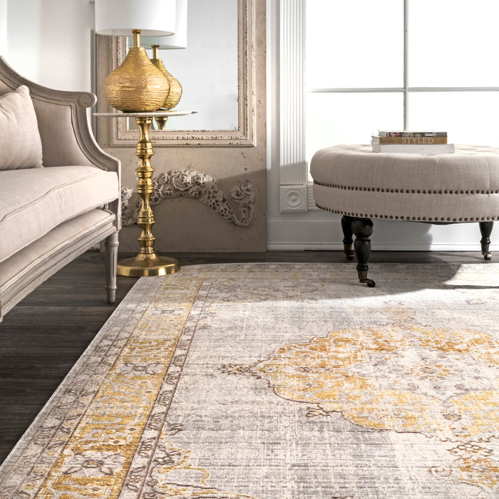 Silver Flatweave Area Rug for Home Decor and Comfort