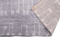 Silver Knotted Rug