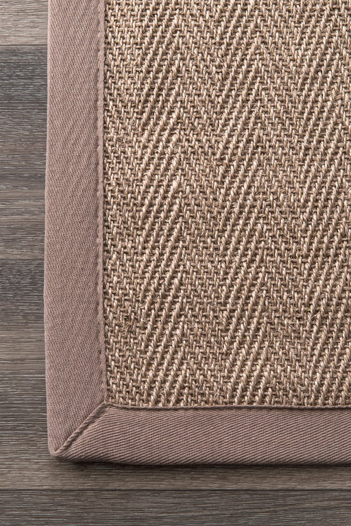 Sisal Area Rug Khaki 120cm Durable Natural Fiber Design