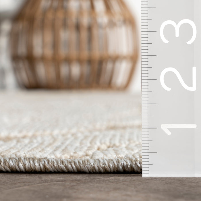 Sisal Area Rug for Indoor and Outdoor Spaces in Beige