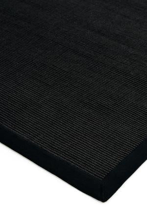 Sisal Black/Black Runner Rug