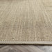 Sisal Border Plain Hand-Woven Textured Natural Fibre Flatweave Light Beige/Sand Border Rug