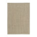 Sisal Border Plain Hand-Woven Textured Natural Fibre Flatweave Light Beige/Sand Border Rug