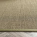 Sisal Border Plain Hand-Woven Textured Natural Fibre Flatweave Sage Green/Sage Border Rug