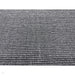 Sisal Cotton Border Plain Natural Fibre Ribbed Textured Flatweave Black/Black Rug