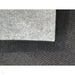 Sisal Cotton Border Plain Natural Fibre Ribbed Textured Flatweave Black/Black Rug