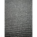 Sisal Cotton Border Plain Natural Fibre Ribbed Textured Flatweave Black/Black Rug