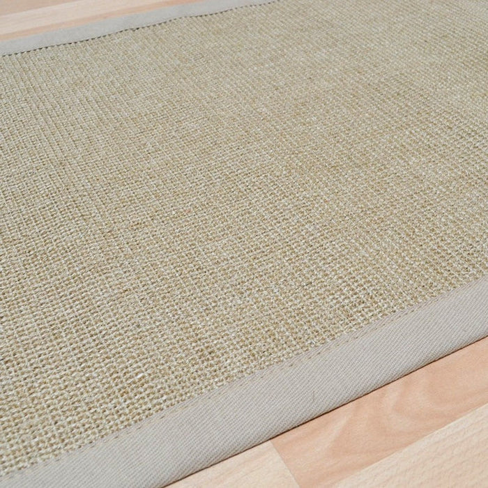 Border de algodón de sisal lino con textura de fibra natural de fibra natural lino/corredor de lino