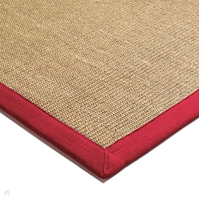 Border de algodón sisal lino de tejido de piso/alfombra de tejido de fibra natural de fibra natural/alfombra roja