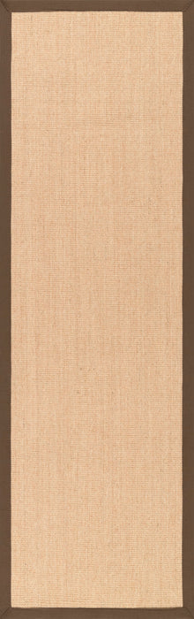 Sisal Herringbone Rug 140x200 cm Brown