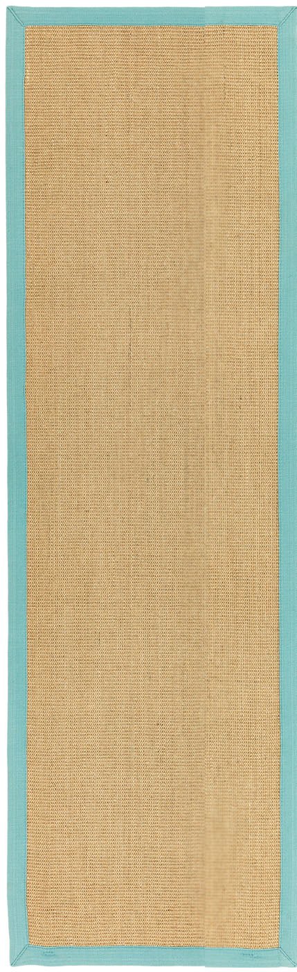 Sisal Linen Aqua Runner Rug