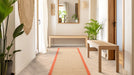 Sisal Linen Orange Runner Rug