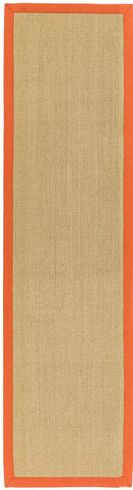 Sisal Linen Orange Runner Rug