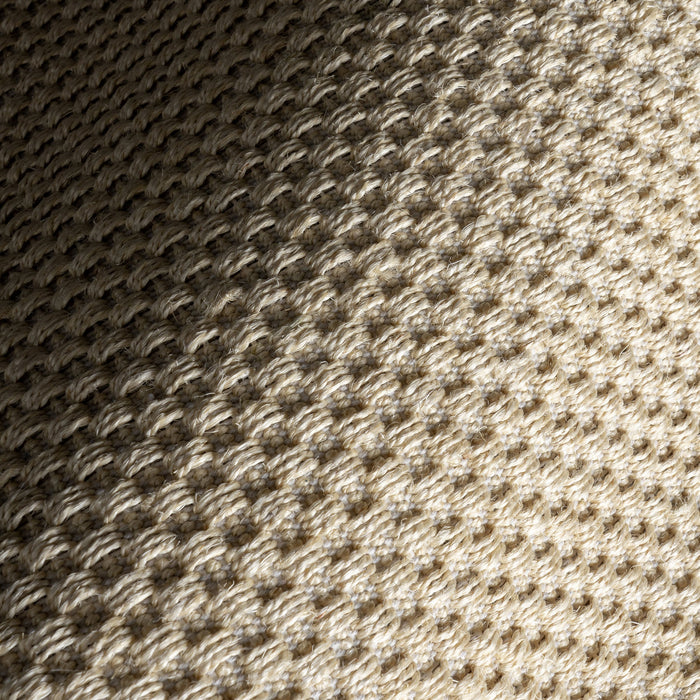 Sisal wollen vloerkleed 90 cm bruin kleur natuurlijk design