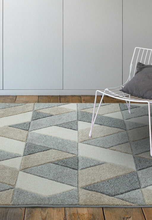Sketch SK01 Rhombus Grey Rug