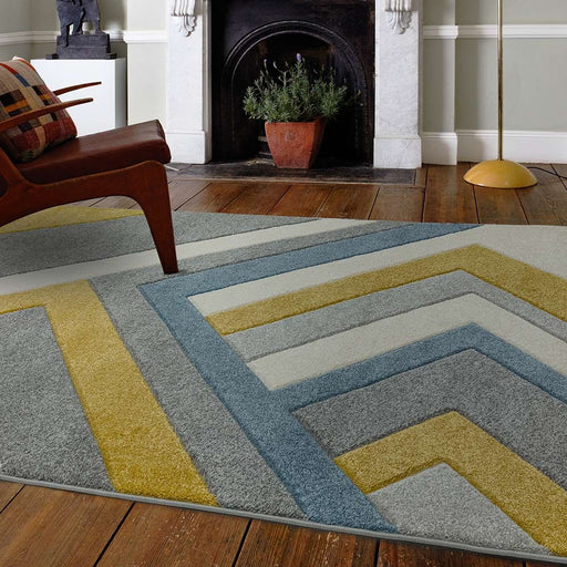 Sketch SK09 Line Grey Multi Rug