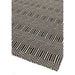 Sloan Modern Geometric Hand-Woven Wool&Cotton Soft-Touch Durable Textured Flatweave Black Rug