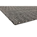 Sloan Modern Geometric Hand-Woven Wool&Cotton Soft-Touch Durable Textured Flatweave Black Rug