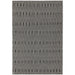 Sloan Modern Geometric Hand-Woven Wool&Cotton Soft-Touch Durable Textured Flatweave Black Rug